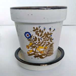 Takahashi Vintage Planter & Saucer